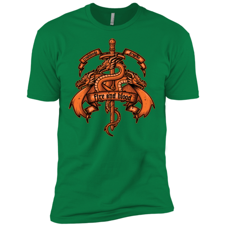 T-Shirts Kelly Green / X-Small FIRE AND BLOOD Men's Premium T-Shirt