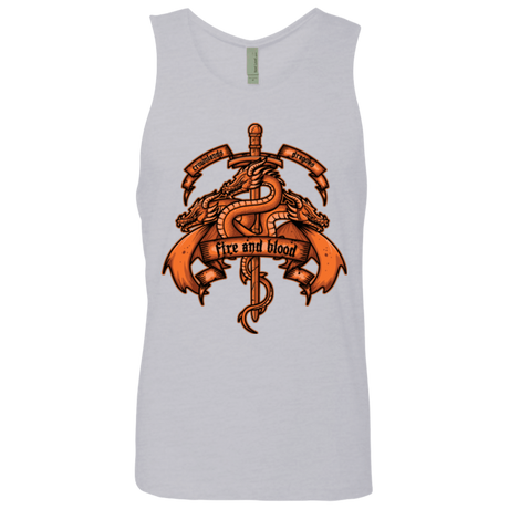 T-Shirts Heather Grey / Small FIRE AND BLOOD Men's Premium Tank Top