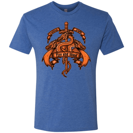 T-Shirts Vintage Royal / Small FIRE AND BLOOD Men's Triblend T-Shirt