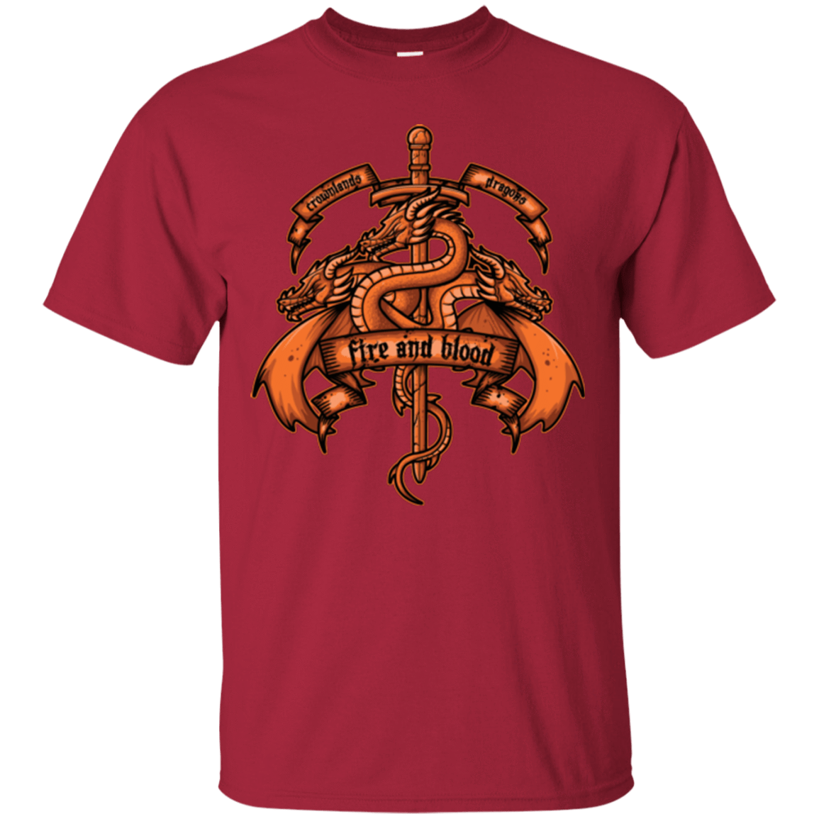 T-Shirts Cardinal / Small FIRE AND BLOOD T-Shirt
