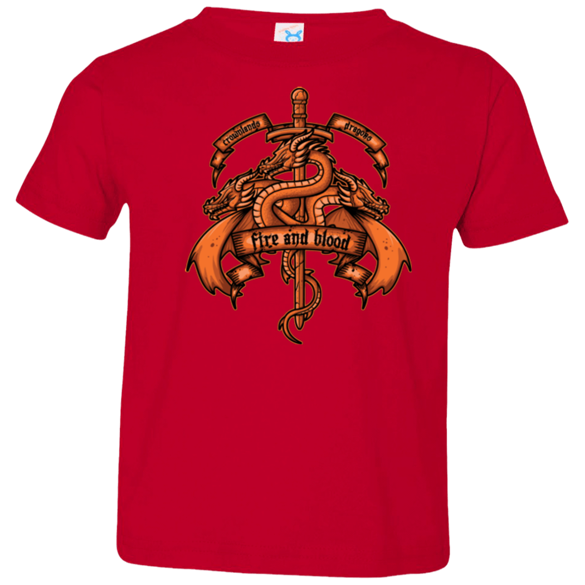 T-Shirts Red / 2T FIRE AND BLOOD Toddler Premium T-Shirt