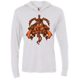 T-Shirts Heather White / X-Small FIRE AND BLOOD Triblend Long Sleeve Hoodie Tee