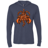 T-Shirts Vintage Navy / X-Small FIRE AND BLOOD Triblend Long Sleeve Hoodie Tee