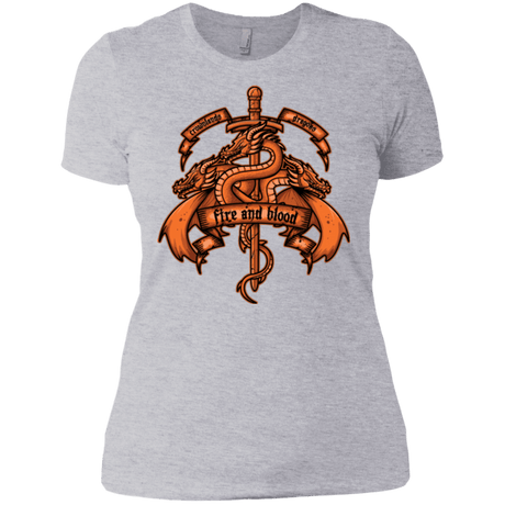 T-Shirts Heather Grey / X-Small FIRE AND BLOOD Women's Premium T-Shirt