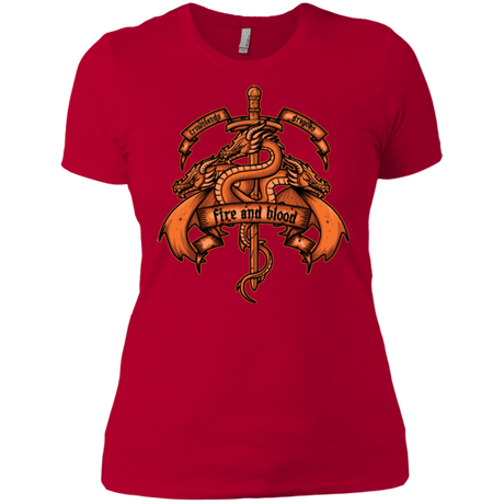 T-Shirts Red / X-Small FIRE AND BLOOD Women's Premium T-Shirt