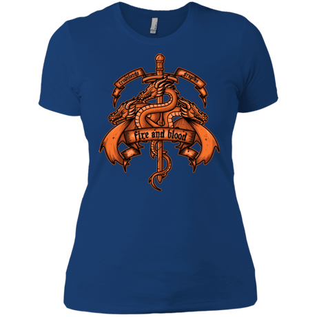 T-Shirts Royal / X-Small FIRE AND BLOOD Women's Premium T-Shirt