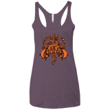 FIRE AND BLOOD Women's Triblend Racerback Tank