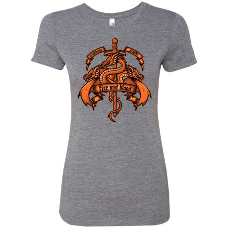 T-Shirts Premium Heather / Small FIRE AND BLOOD Women's Triblend T-Shirt