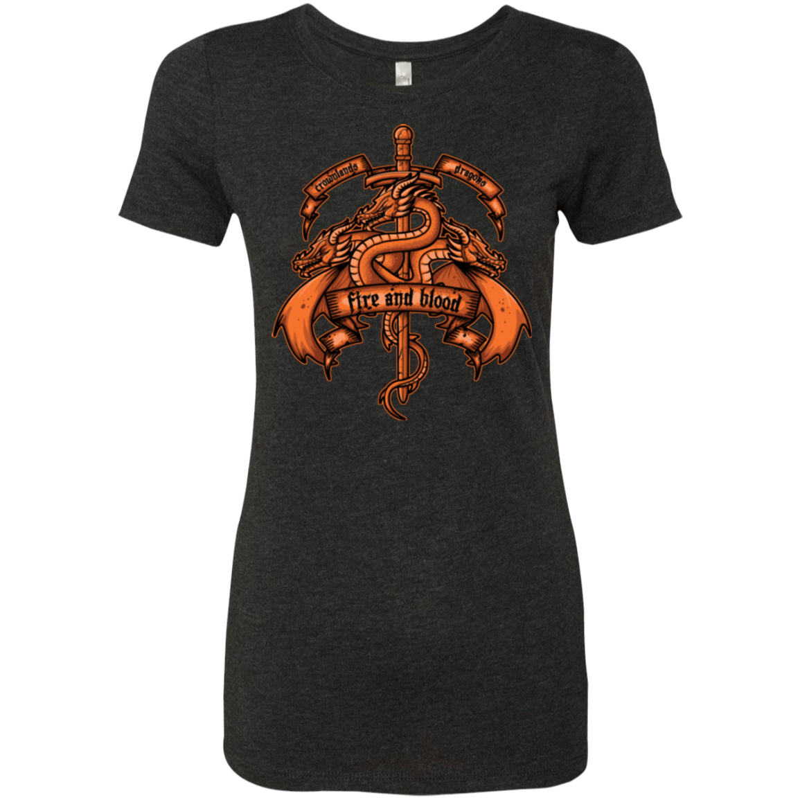 T-Shirts Vintage Black / Small FIRE AND BLOOD Women's Triblend T-Shirt