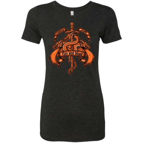 T-Shirts Vintage Black / Small FIRE AND BLOOD Women's Triblend T-Shirt