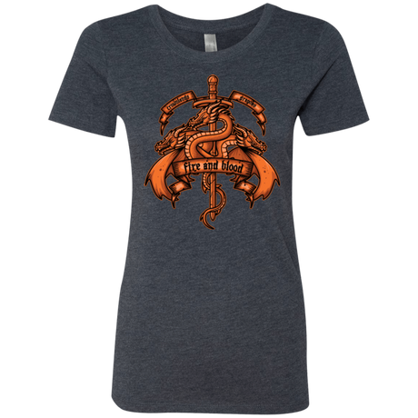 T-Shirts Vintage Navy / Small FIRE AND BLOOD Women's Triblend T-Shirt