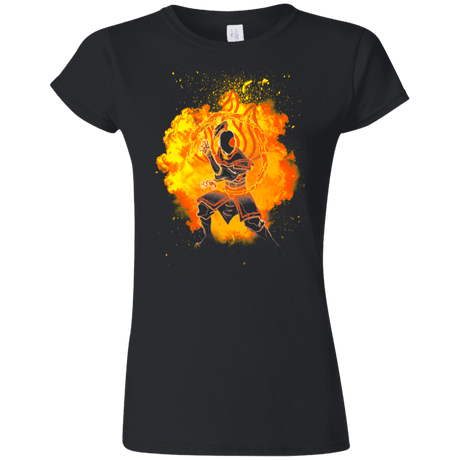 T-Shirts Black / S Fire Bender Soul Junior Slimmer-Fit T-Shirt