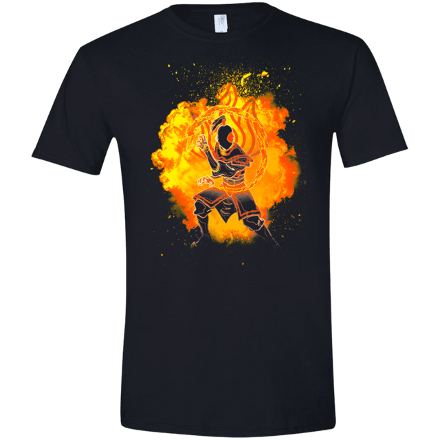T-Shirts Black / X-Small Fire Bender Soul Men's Semi-Fitted Softstyle