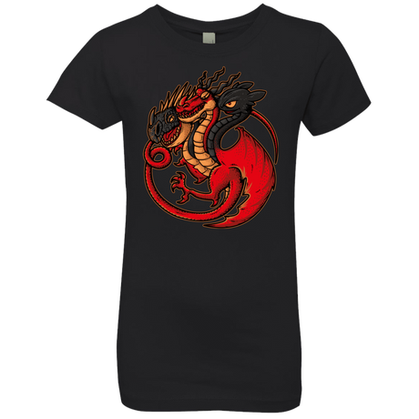 T-Shirts Black / YXS FIRE BLOOD AND TRAINING Girls Premium T-Shirt