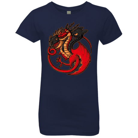 T-Shirts Midnight Navy / YXS FIRE BLOOD AND TRAINING Girls Premium T-Shirt