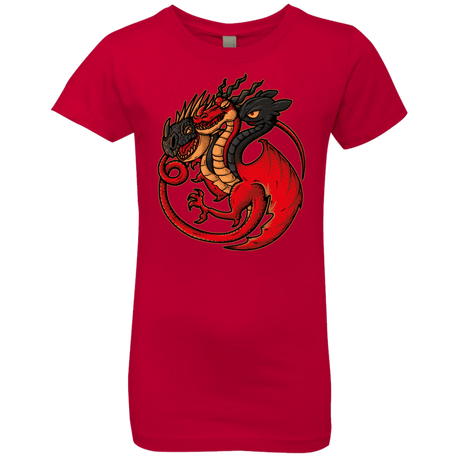 T-Shirts Red / YXS FIRE BLOOD AND TRAINING Girls Premium T-Shirt