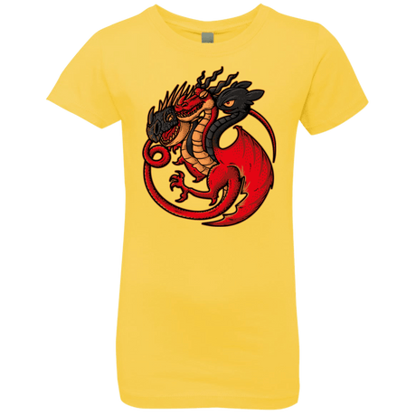 T-Shirts Vibrant Yellow / YXS FIRE BLOOD AND TRAINING Girls Premium T-Shirt