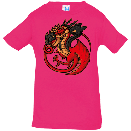 T-Shirts Hot Pink / 6 Months FIRE BLOOD AND TRAINING Infant PremiumT-Shirt