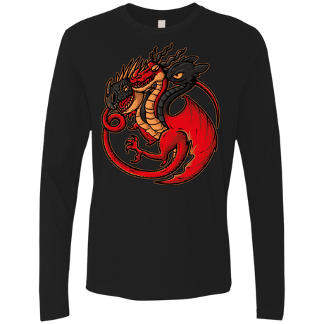 T-Shirts Black / Small FIRE BLOOD AND TRAINING Men's Premium Long Sleeve