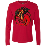 T-Shirts Red / Small FIRE BLOOD AND TRAINING Men's Premium Long Sleeve