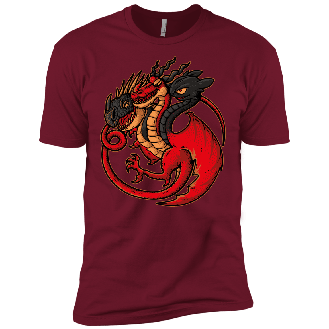 T-Shirts Cardinal / X-Small FIRE BLOOD AND TRAINING Men's Premium T-Shirt