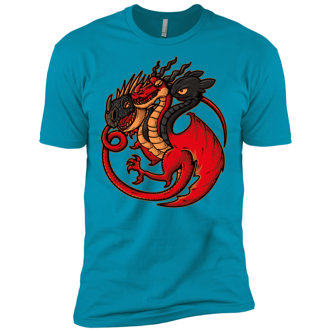 T-Shirts Turquoise / X-Small FIRE BLOOD AND TRAINING Men's Premium T-Shirt