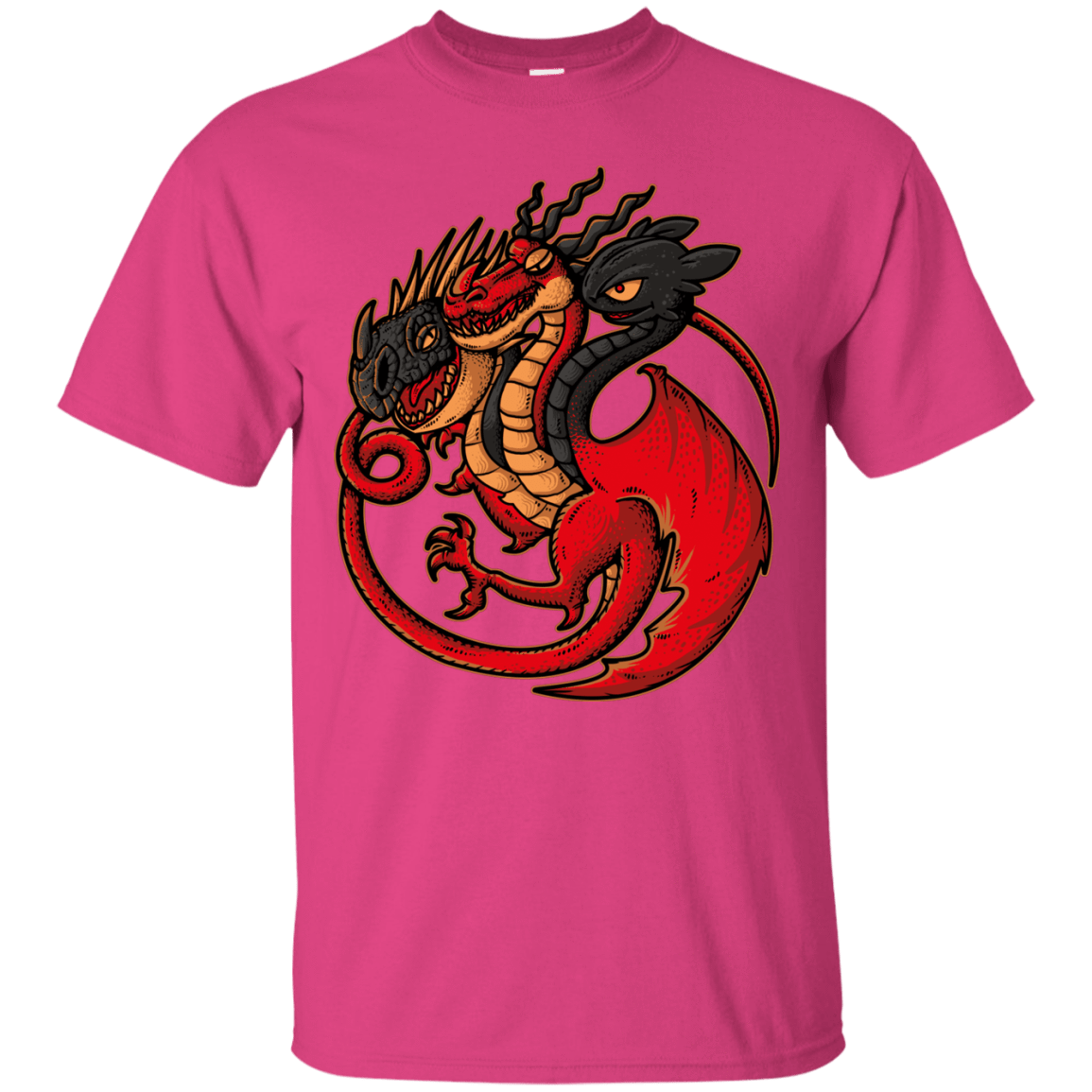 T-Shirts Heliconia / Small FIRE BLOOD AND TRAINING T-Shirt