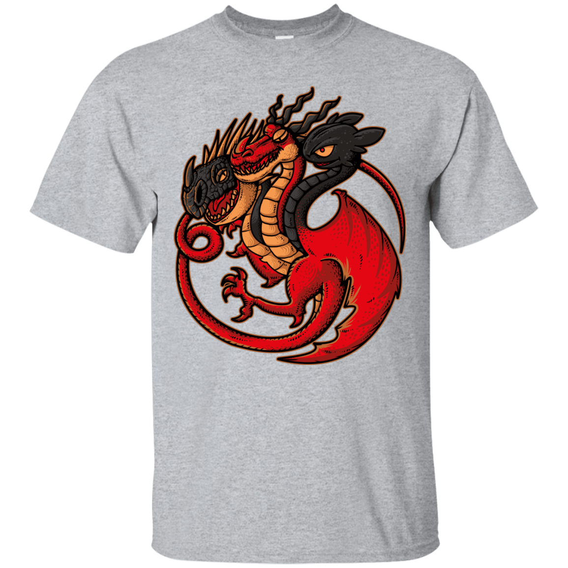 T-Shirts Sport Grey / Small FIRE BLOOD AND TRAINING T-Shirt
