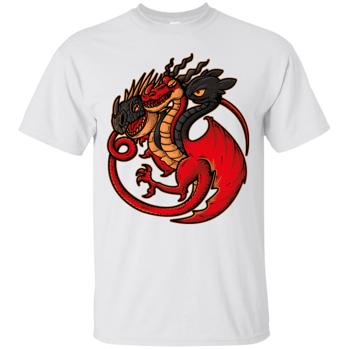T-Shirts White / Small FIRE BLOOD AND TRAINING T-Shirt