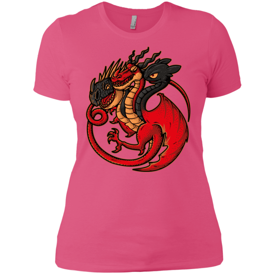 T-Shirts Hot Pink / X-Small FIRE BLOOD AND TRAINING Women's Premium T-Shirt