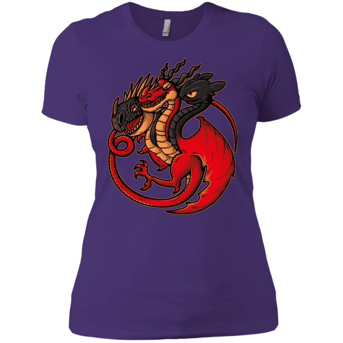 T-Shirts Purple / X-Small FIRE BLOOD AND TRAINING Women's Premium T-Shirt