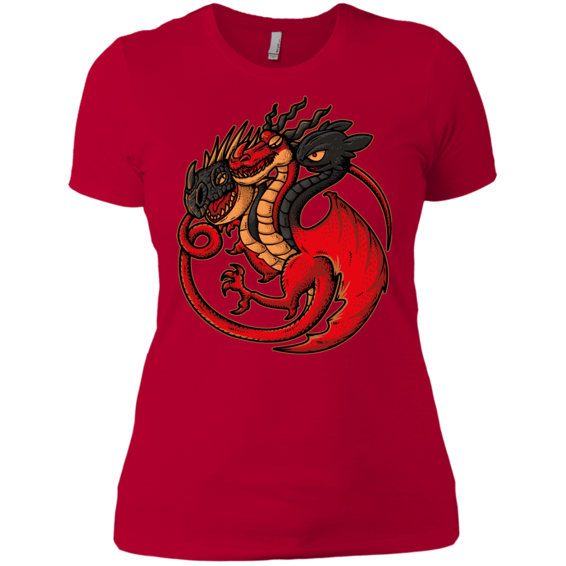 T-Shirts Red / X-Small FIRE BLOOD AND TRAINING Women's Premium T-Shirt