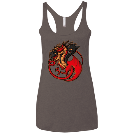 T-Shirts Macchiato / X-Small FIRE BLOOD AND TRAINING Women's Triblend Racerback Tank
