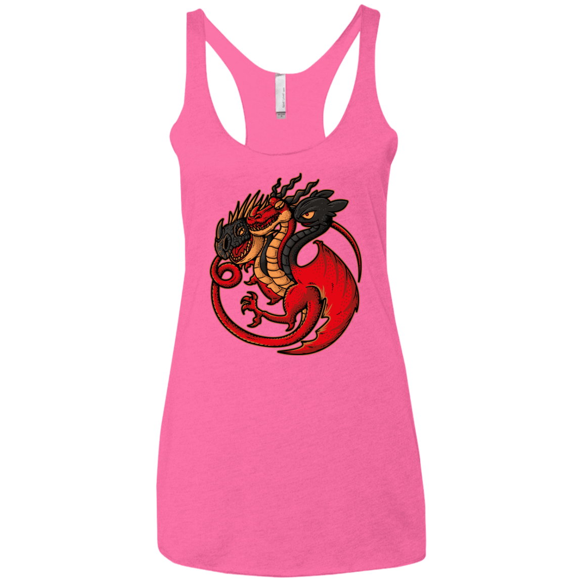 T-Shirts Vintage Pink / X-Small FIRE BLOOD AND TRAINING Women's Triblend Racerback Tank