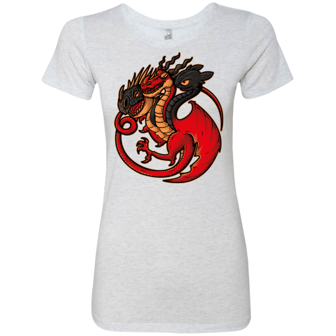 T-Shirts Heather White / Small FIRE BLOOD AND TRAINING Women's Triblend T-Shirt