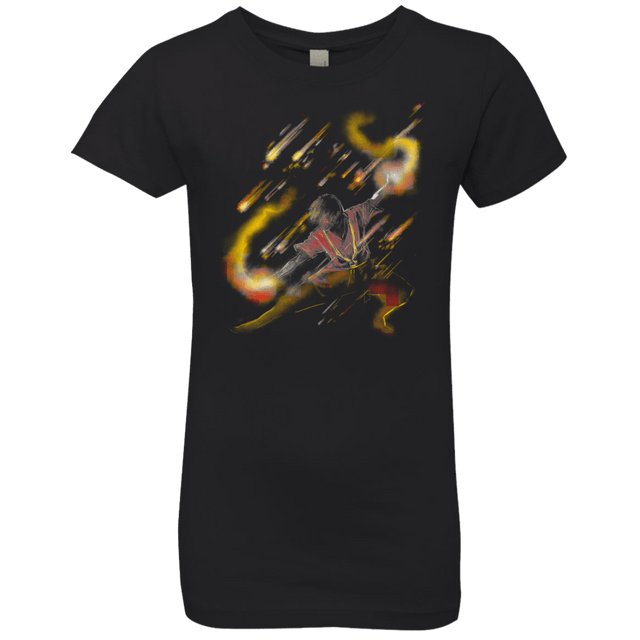 T-Shirts Black / YXS Fire Dancer Girls Premium T-Shirt