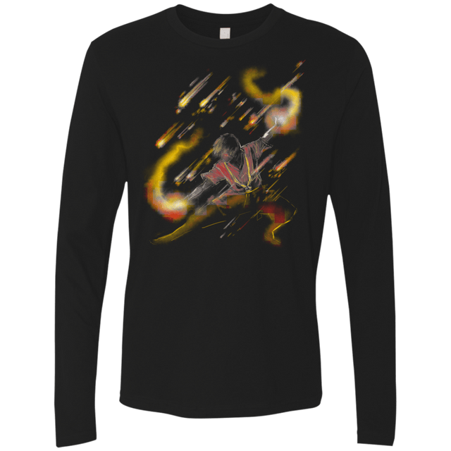 T-Shirts Black / S Fire Dancer Men's Premium Long Sleeve