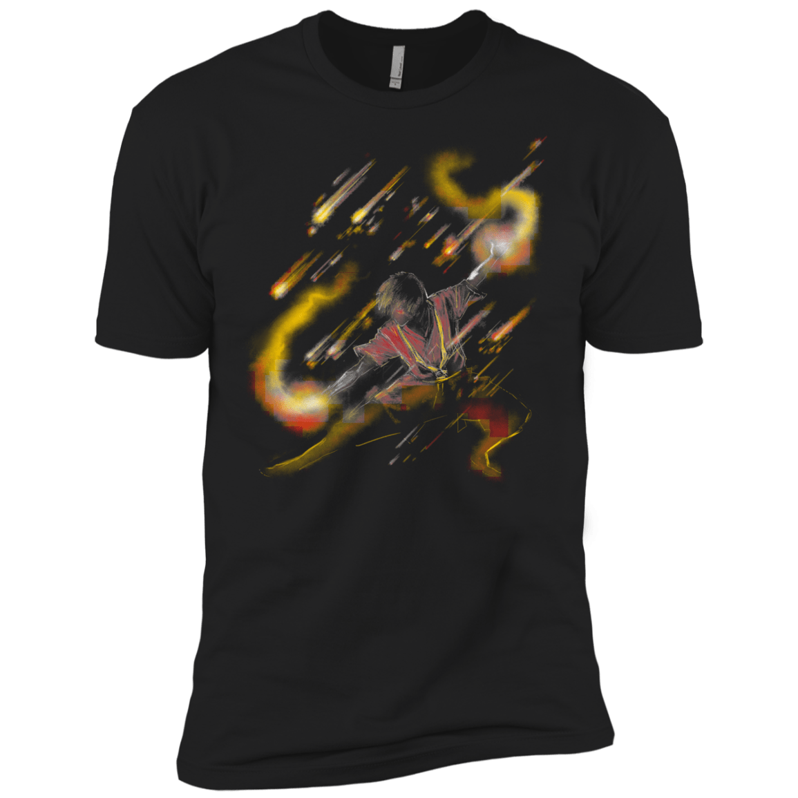 T-Shirts Black / X-Small Fire Dancer Men's Premium T-Shirt