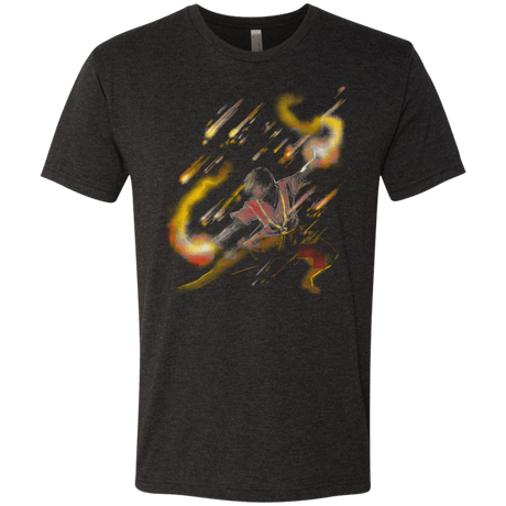 T-Shirts Vintage Black / S Fire Dancer Men's Triblend T-Shirt