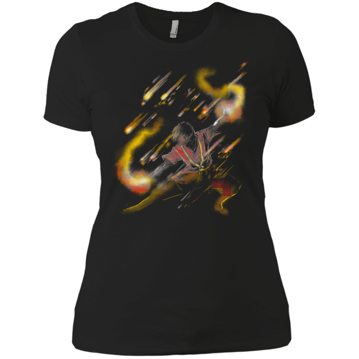 T-Shirts Black / X-Small Fire Dancer Women's Premium T-Shirt