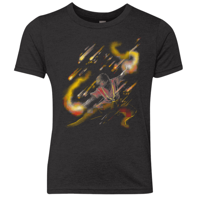 T-Shirts Vintage Black / YXS Fire Dancer Youth Triblend T-Shirt