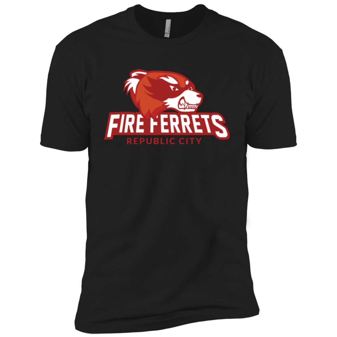 T-Shirts Black / YXS Fire Ferrets Boys Premium T-Shirt