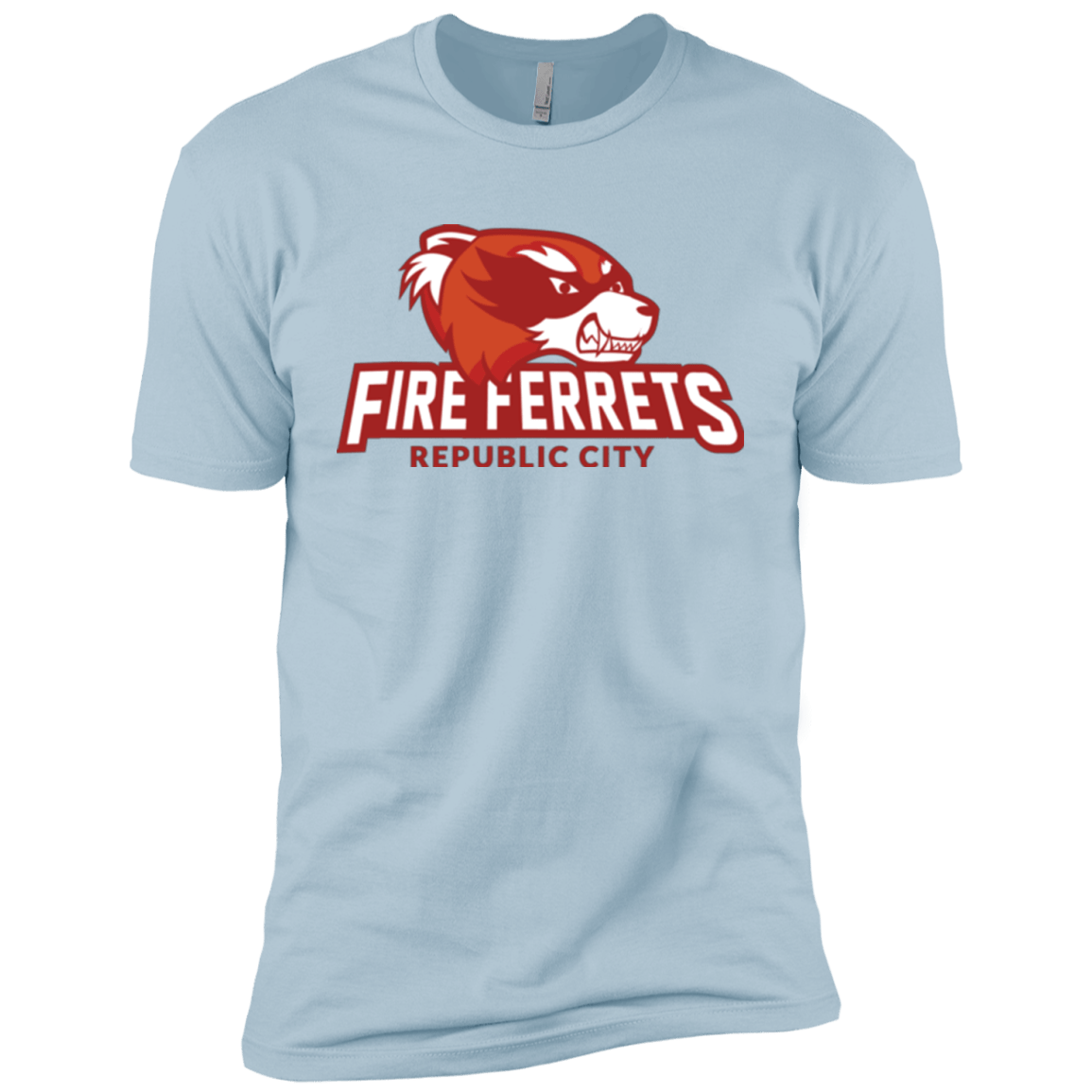 T-Shirts Light Blue / YXS Fire Ferrets Boys Premium T-Shirt