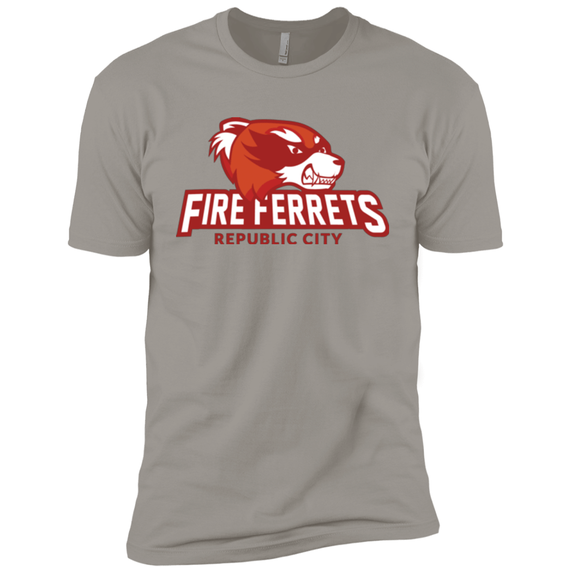 T-Shirts Light Grey / YXS Fire Ferrets Boys Premium T-Shirt