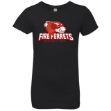 T-Shirts Black / YXS Fire Ferrets Girls Premium T-Shirt