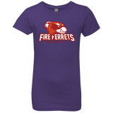 T-Shirts Purple Rush / YXS Fire Ferrets Girls Premium T-Shirt