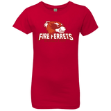 T-Shirts Red / YXS Fire Ferrets Girls Premium T-Shirt