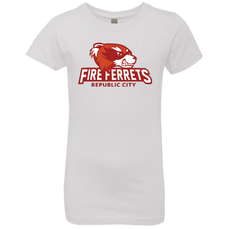 T-Shirts White / YXS Fire Ferrets Girls Premium T-Shirt
