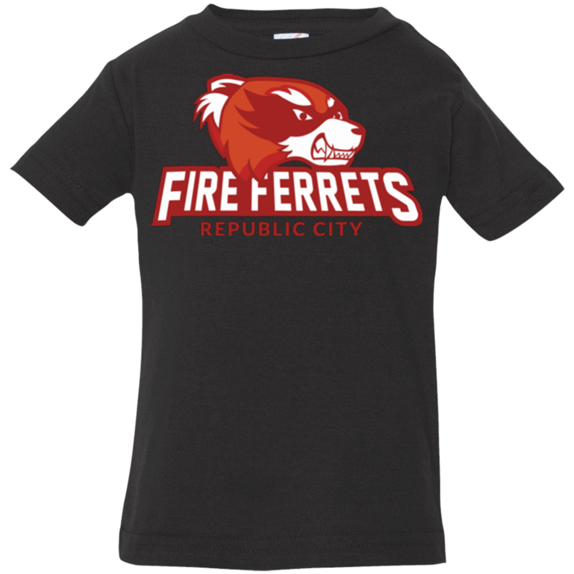 T-Shirts Black / 6 Months Fire Ferrets Infant PremiumT-Shirt