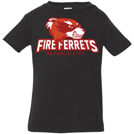 T-Shirts Black / 6 Months Fire Ferrets Infant PremiumT-Shirt